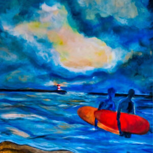 chassées du paradis/ paradise lost 60x80 cm acryl op doek